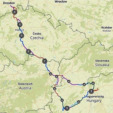 zu meiner Reiseroute in der Komoot Collecion
